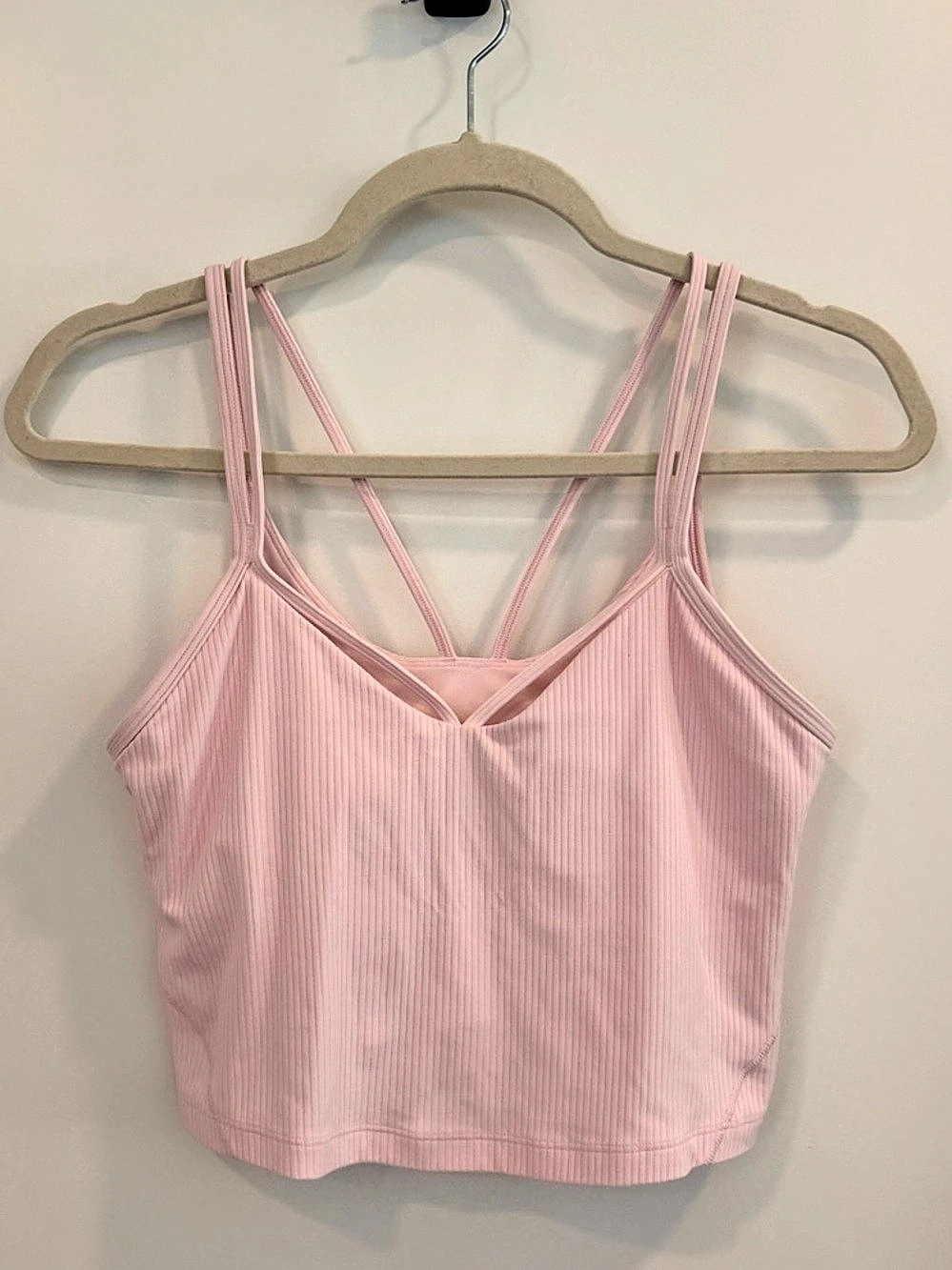 Lululemon Align Strappy Ribbed Tank in Pink |Size 8 Like New
